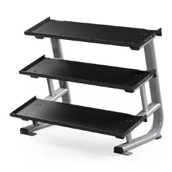 緊湊型三層啞鈴架